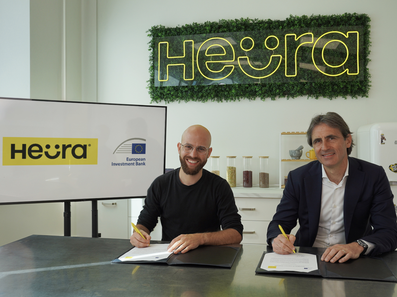 Heura sitting down with EU bankers to sign paperwork